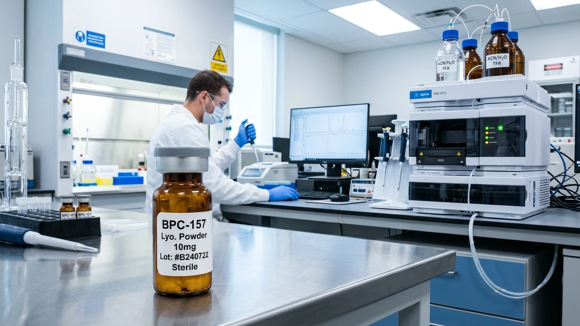 bpc-157 stability protocols analytical reference monograph laboratory testing