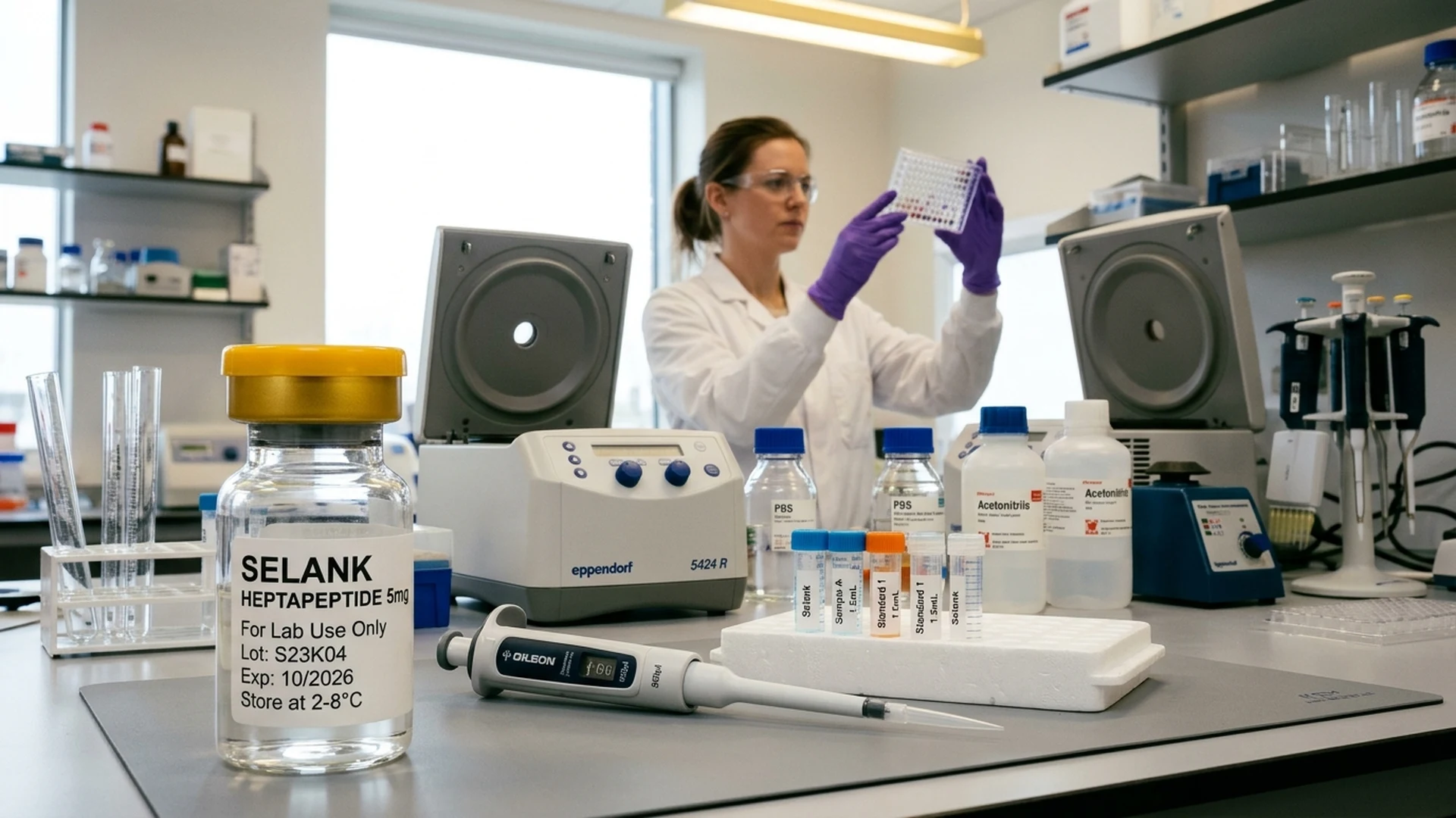 selank heptapeptide enzymatic resistance protocols analytical reference monograph laboratory testing